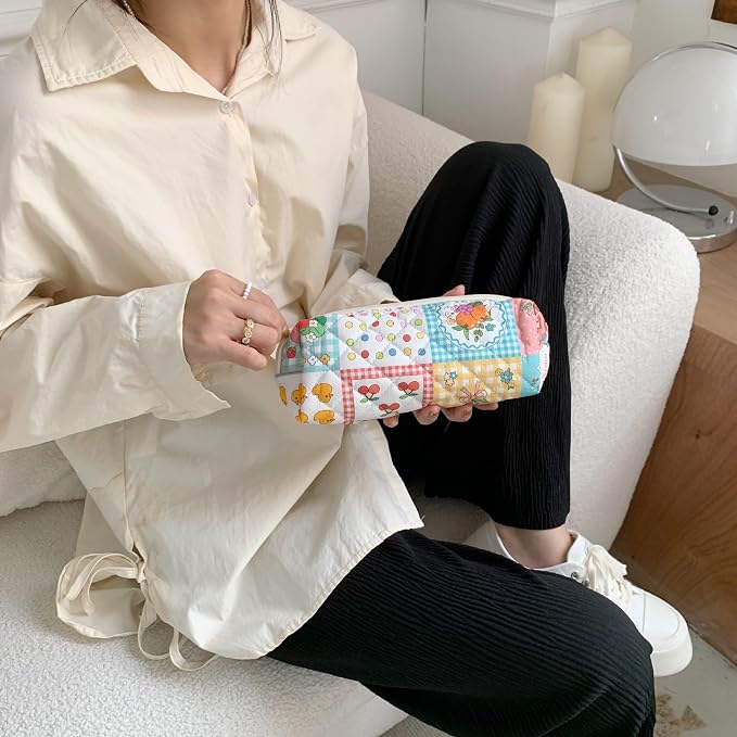 Pencil Case Pen Case Office College School Storage Bag Pouch Holder Box Organizer Makeup Pouch Cosmetic Bag Aesthetic Cute Pencil Case for Girls Boys Kids (ZP)