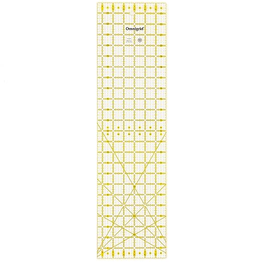 Omnigrid R6524 Ultimate Accuracy Ruler, 6-½" x 24"