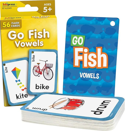 Go Fish Vowels Flash Cards (EP62049)