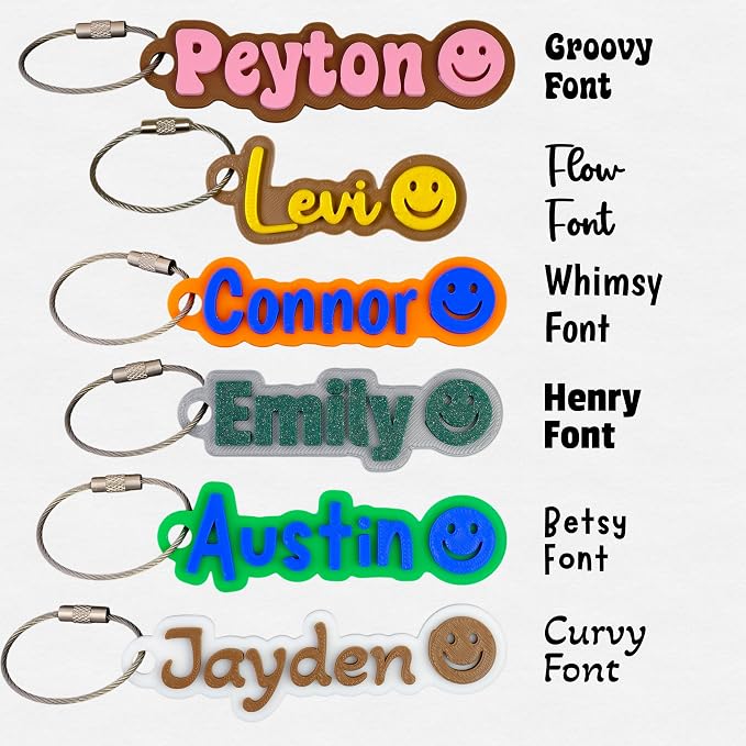 SuperFineDeesigns Bag & Water Bottle Name Tag