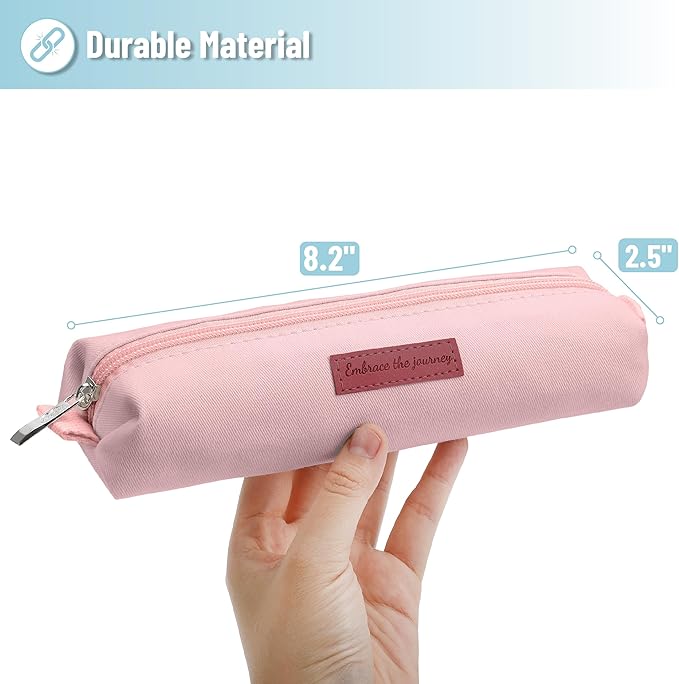 Mr. Pen- Cute Pencil Case Pouch, Multipurpose Canvas Bible Pencil Pouch, Smooth Zipper, Premium Material, Neat Stitches, Ideal for Stationery, Cosmetics, Electronics, School, Office, Travel