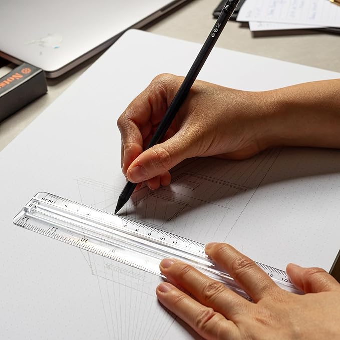 Notsu Dot Grid Notepads 11 x 17 inch | Large Dotted Memo Desk Pads with Premium Thick Paper 120gsm