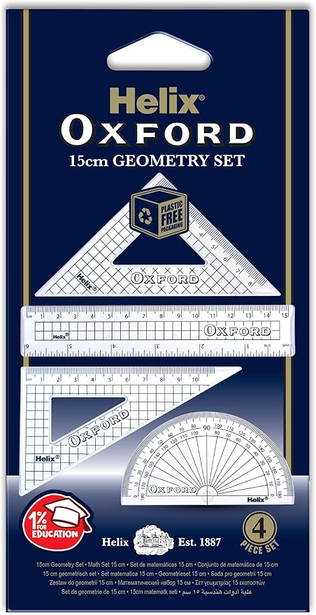 Helix Oxford 15cm Geometry Set