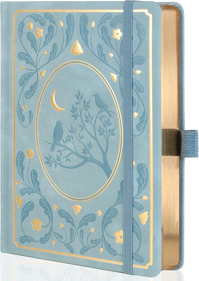 TIEFOSSI Line Journal Notebook, A5 Hardcover Rule Journal for Women Men