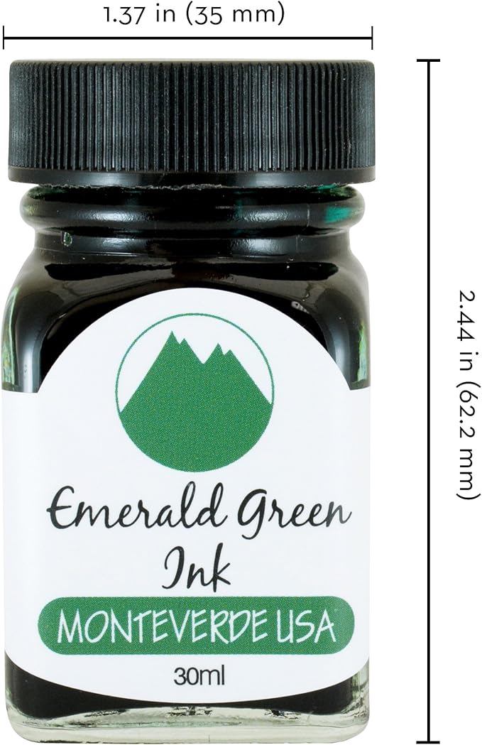 Monteverde USA Ink with ITF Technology, 30 ml Emerald Green (G309EG)