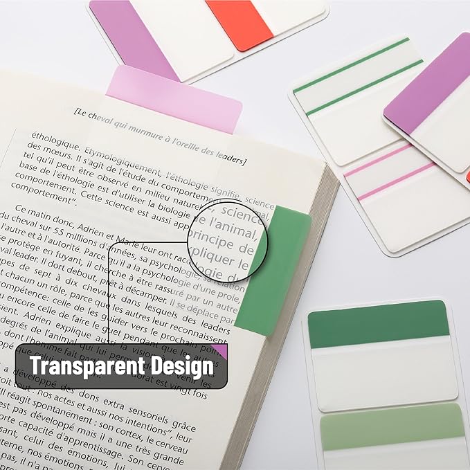 Mr. Pen- Sticky Index Tabs, 500 Pcs, 21 Sets, Colorful, Writable Colored Pages Markers Labels for Reading Notes, Books, Binders, Notebook, Folders and Classify Files, Water-Resistant