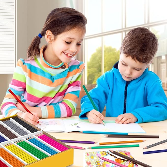 YEGEER 384 Count Colored Pencils Bulk, 16 Assorted Colors, Pre-sharpened Coloring Pencils Set for Kids and Adult, Teachers Essential Classroom Prizes, Back to School Supplies