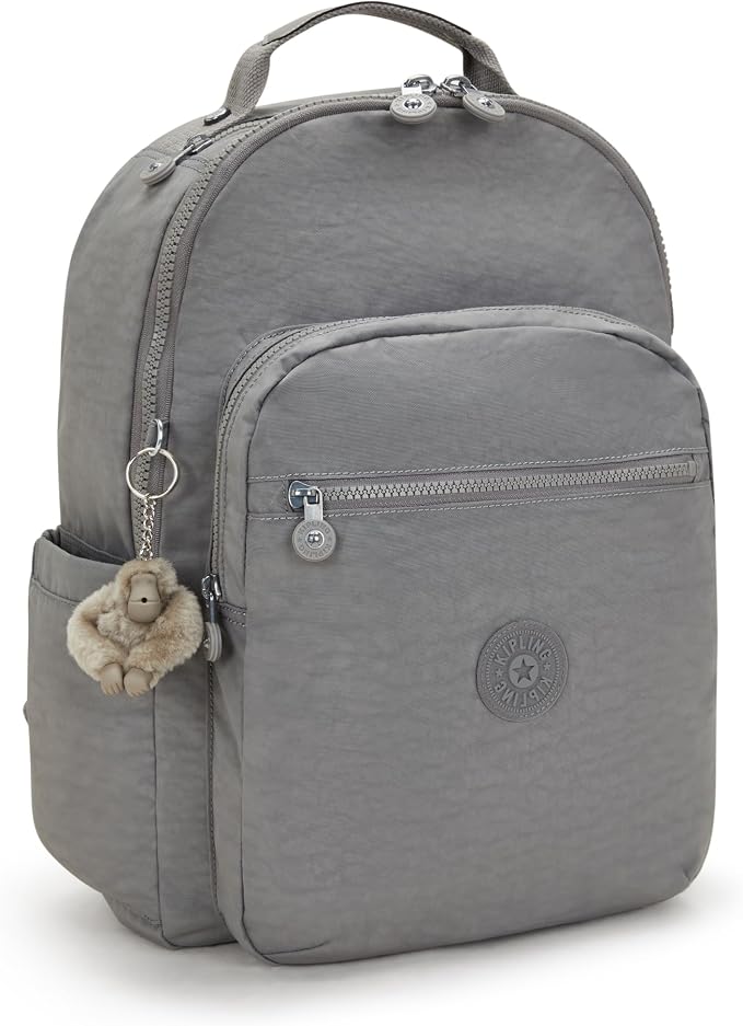Kipling Women's Seoul 15" Laptop Backpack, Durable, Roomy with Padded Shoulder Straps, Built-In Protective Sleeve