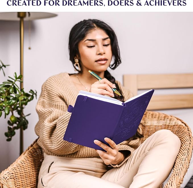 Legend Planner Jan 2026 – Jan 2027 Dated Weekly & Monthly Planner to Hit Your Goals, Increase Productivity & Live Happier. Organizer Notebook & Productivity Journal. A5 Hardcover (Purple)