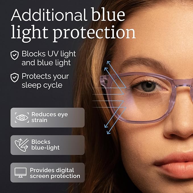 CCVOO Reading Glasses for Women/Men, Eyeglasses, Blue Light Readers for Women/Men, Computer Eye Glasses, Cheaters