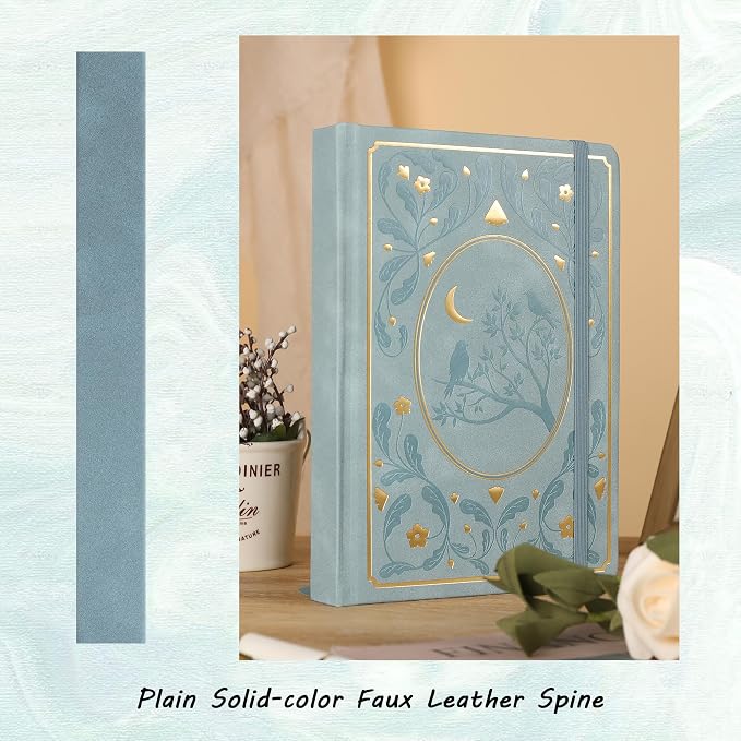 TIEFOSSI Line Journal Notebook, A5 Hardcover Rule Journal for Women Men