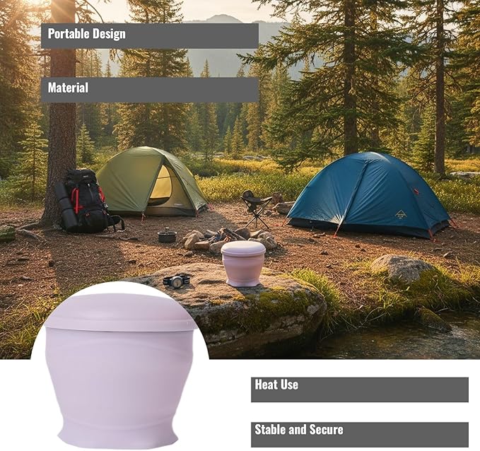 Foldable Silicone Cup for Travel Outdoor Camping Reusable foldable Mug with Lid and Lanyard