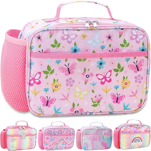 RHCPFOVR Kids Lunch Bag - Insulated Lunch Box for Boys Girls,Washable Lunch Bag and Reusable Toddler Leak-proof Lunchbox for School and Daycare