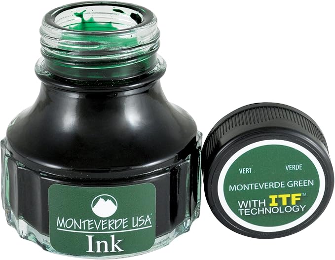 Monteverde USA Ink with ITF Technology, 90 ml Monteverde Green (G308MG)
