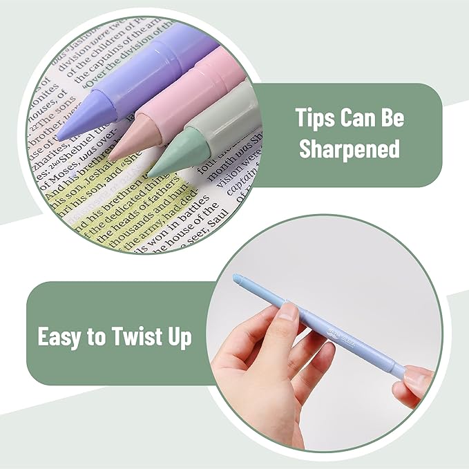 Mr. Pen- No Bleed Gel Highlighters, Assorted Colors, 8 Pack, Bible Highlighters and Pens No Bleed, Bible Markers for Study, Journaling, School Supplies and Accessories