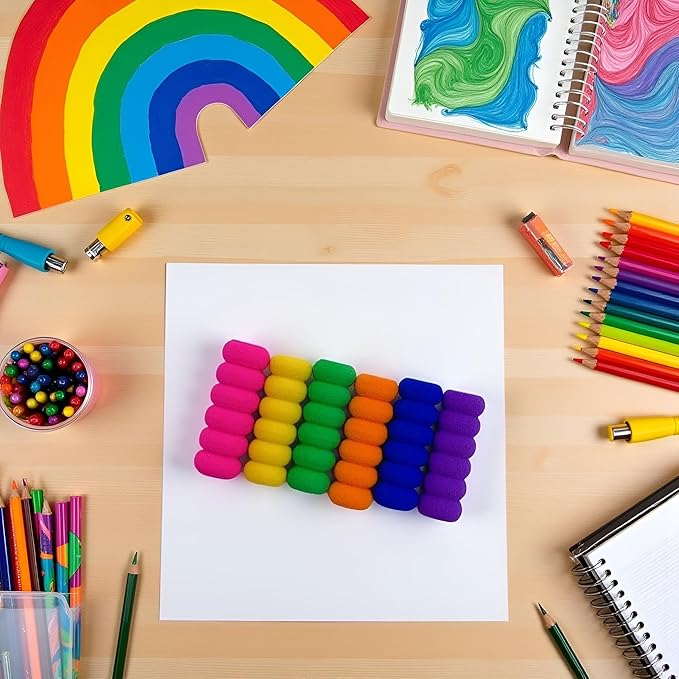 10Pcs Multicolour Soft Foam Pencil Grips, Pen Grippers for Diamond Painting Pens Drill Pen, Pencil Cushion for Drawing Writing Toddlers Adults Arthritis, Drawing Pens