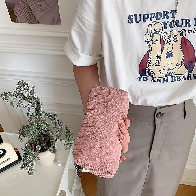 Cute Pencil Case Aesthetic Student Pencil Pouch Coin Pen Pouch Cosmetic Bag Office Stationery Organizer For Kids Teen School