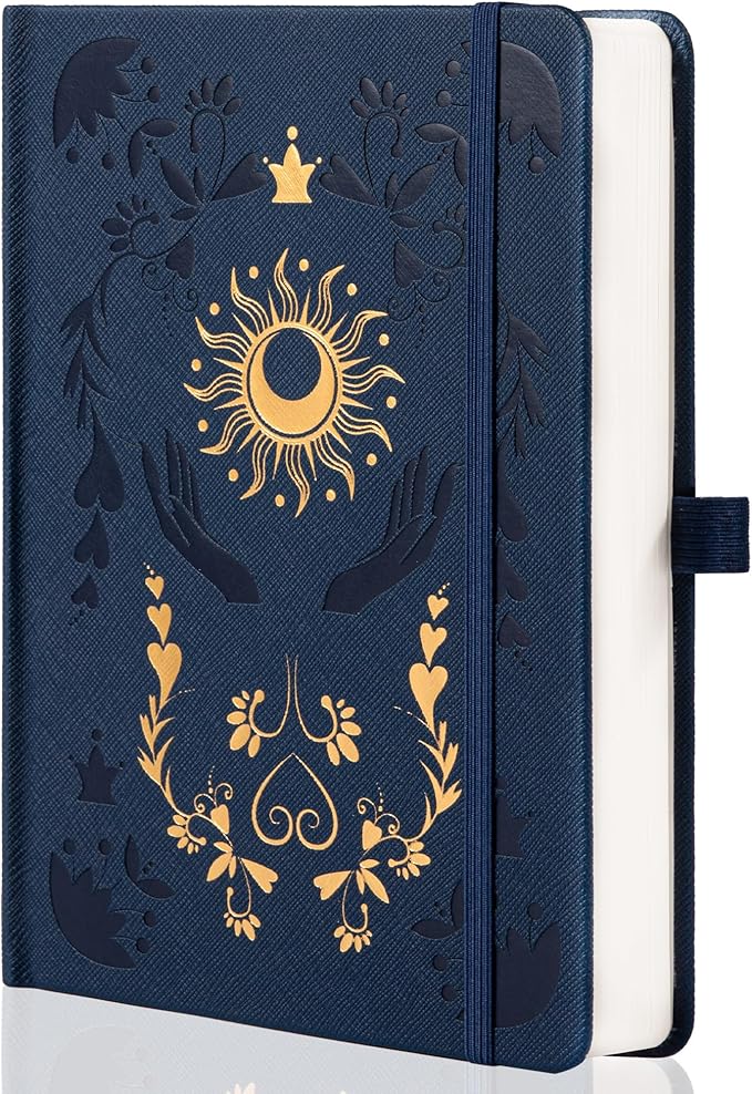 MGGAO Lined Journal Notebook for Women Men, Journals for Writing, A5 Aesthetic College Ruled Notebook for Work, Travel, School,318 Numbered Pages, 5.8”x8.4”