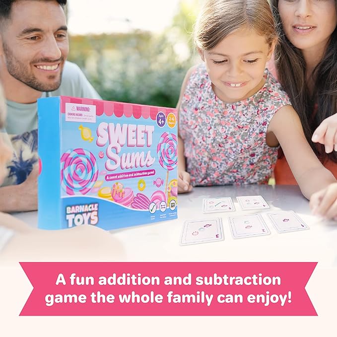 Sweet Sums | Kindergarten Addition & Subtraction Math Games for Kids Ages 4-8 | Math Manipulatives