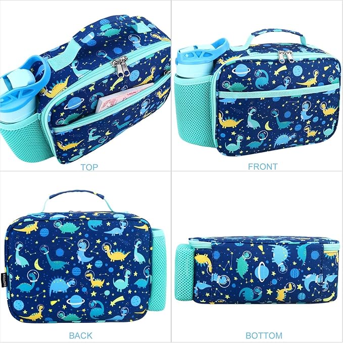 RHCPFOVR Kids Lunch Bag - Insulated Lunch Box for Boys Girls,Washable Lunch Bag and Reusable Toddler Leak-proof Lunchbox for School and Daycare