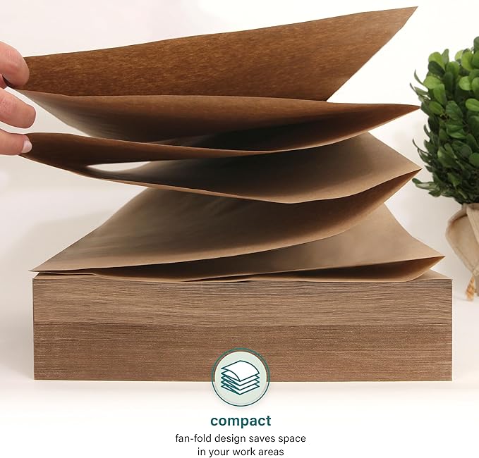 Elementree Brown Packing Paper Sheets for Moving & Shipping - 250 Count (229 Feet) - 14.5" x 11" Sheet Size - Sustainable Void Fill Packaging Made in the USA - Kraft Paper Thickness (00923)