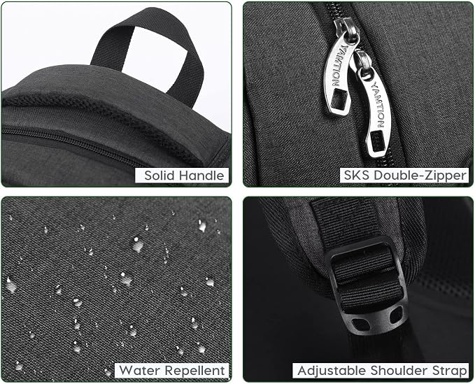 YAMTION 17.3 Inch Large Backpack for Men and Women,School Backpack for Teenager,Travel Laptop Bookbag with USB Charging port for Business Work College Travel Trip
