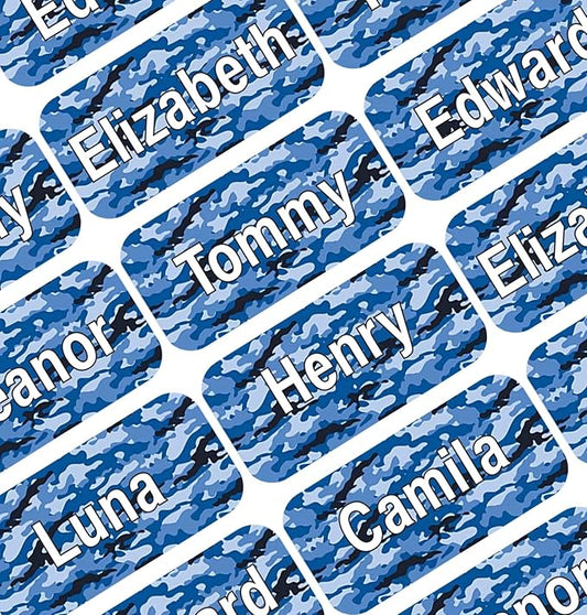 Personalized Name Labels for Kids – 60 Waterproof Peel-and-Stick Labels for Clothes, Lunch Boxes, Water Bottles, Laundry Bags – Durable, Dishwasher & Microwave Safe, Perfect for Camp, Daycare, School
