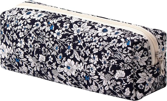 Pencil Case Pen Case Office College School Storage Bag Pouch Holder Box Organizer Makeup Pouch Cosmetic Bag Aesthetic Cute Pencil Case for Girls Boys Kids (Q)