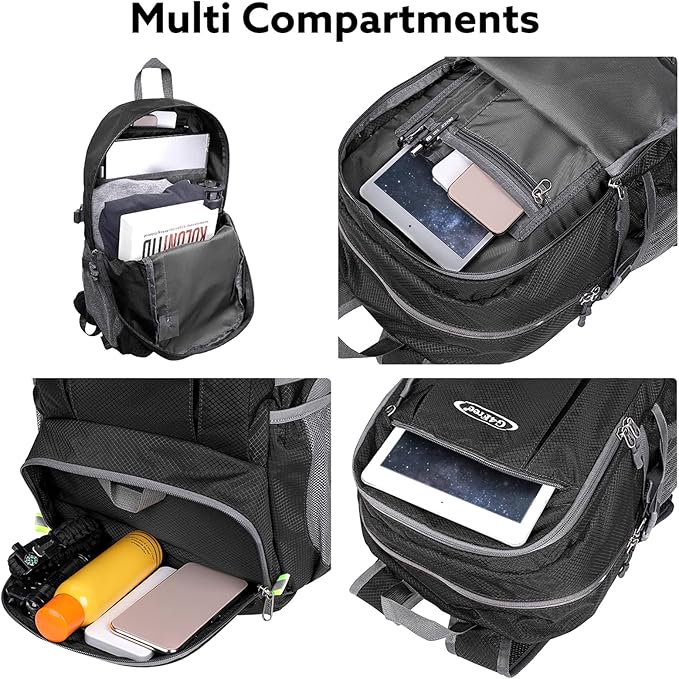 G4Free Lightweight Packable Hiking Backpack, Waterproof Travel Daypack
