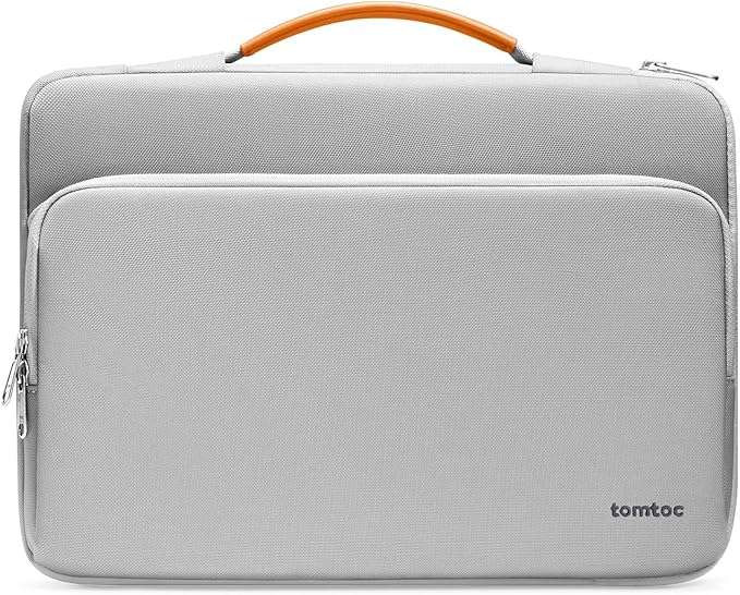 tomtoc 360 Protective Laptop Carrying Case for 2026 16-inch MacBook Pro M5 Pro/Max A3428 A3429, M4/M3/M2/M1 Pro/Max, Water-Resistant Laptop Bag Sleeve with Accessory Pocket for The New Razer Blade 15