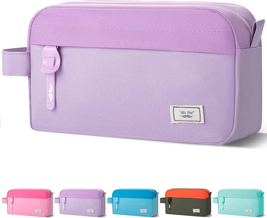 Mr. Pen Large Capacity Pencil Pouches and Bags - Mint Green School