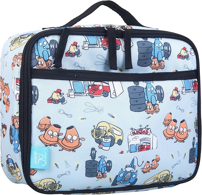 Wildkin JumpOff Jo Insulated Lunch Box – Keeps Food Hot or Cold, BPA-Free with Mesh Pockets & Easy-Clean Lining – Ideal for School, Travel & Daycare - Jo's Garage