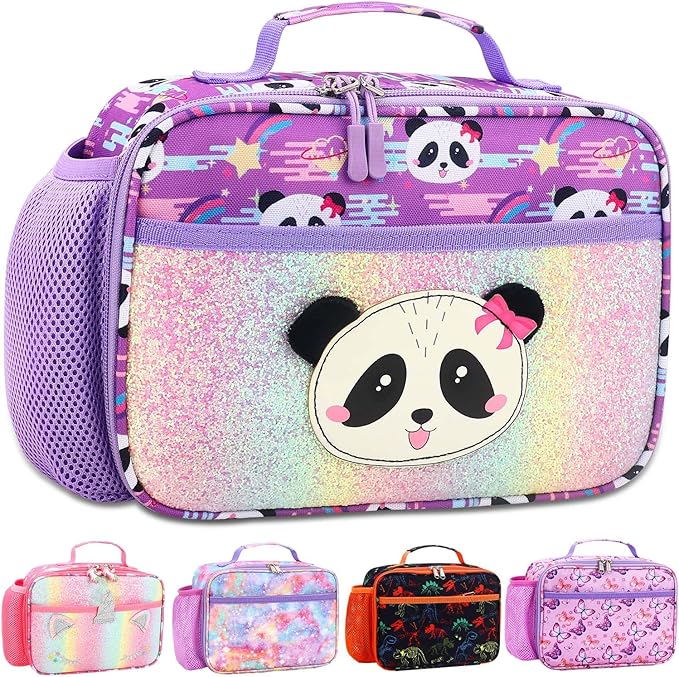 RHCPFOVR Kids Lunch Bag - Insulated Lunch Box for Boys Girls,Washable Lunch Bag and Reusable Toddler Leak-proof Lunchbox for School and Daycare