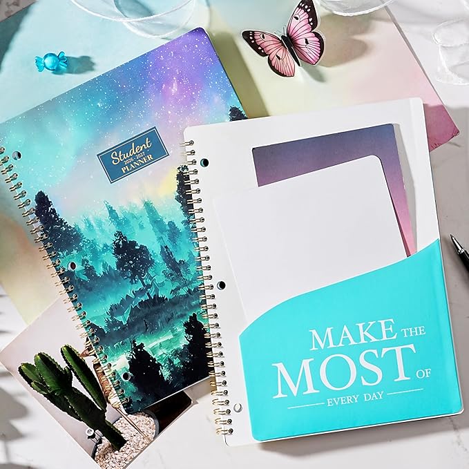 Student Planner 2026-2027, 11’’ x 9’’ Academic Year Planner (August 2026 - June 2027), School Planner 2026-2027, Weekly & Monthly Pages, Stickers, Twin-Wire Binding