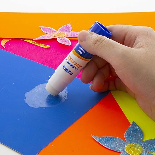 BAZIC Products Premium Jumbo Glue Stick 36g/1.27 Oz, Multi-Purpose Acid Free, Glue Sticks, for Photos Paper Kids Art Craft at School Home Office, 144-Pack