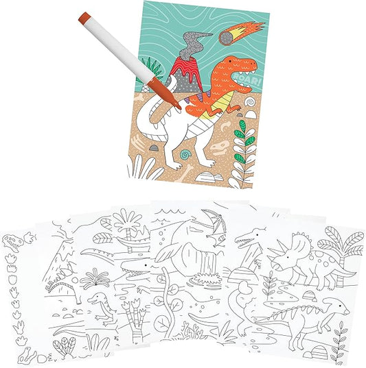 Stephen Joseph, Wonder Ink Toddler Art Set, Mess Free Coloring Pages, Toddler Travel Activity, Dino