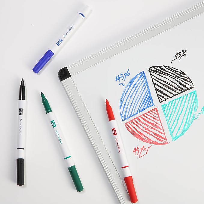 Mr. Pen- Dry Erase Markers, 4 Pack, Assorted Colors, Fine Tip, Dry Erase Whiteboard Markers for Writing on Whiteboards, Weekly Planner, Glass, School, Office, Home