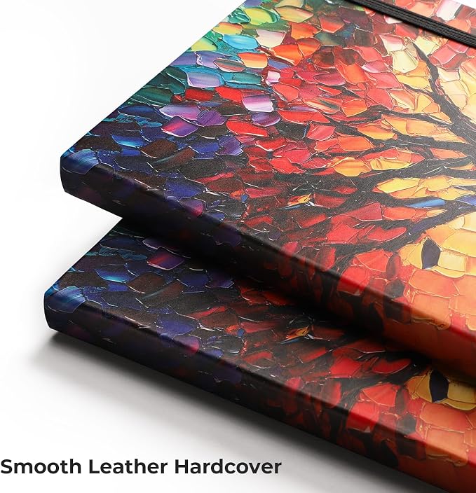 AHGXG Dotted Journal Notebook, 192 Pages, A5 Medium Size (5.7'' x 8.3'')