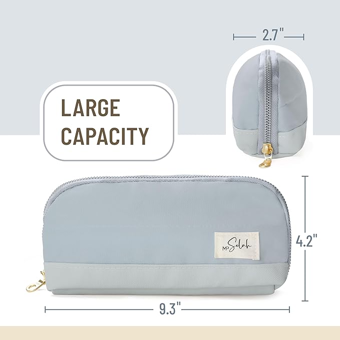 Mr. Pen- Pencil Case, Light Blue, Pencil Pouch, Pencil Bag, Pen Case, Pen Pouch