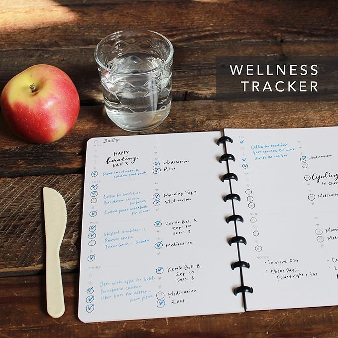 SORA Open-Dated Reusable Planner for Life, Made with Erasable Whiteboard Pages