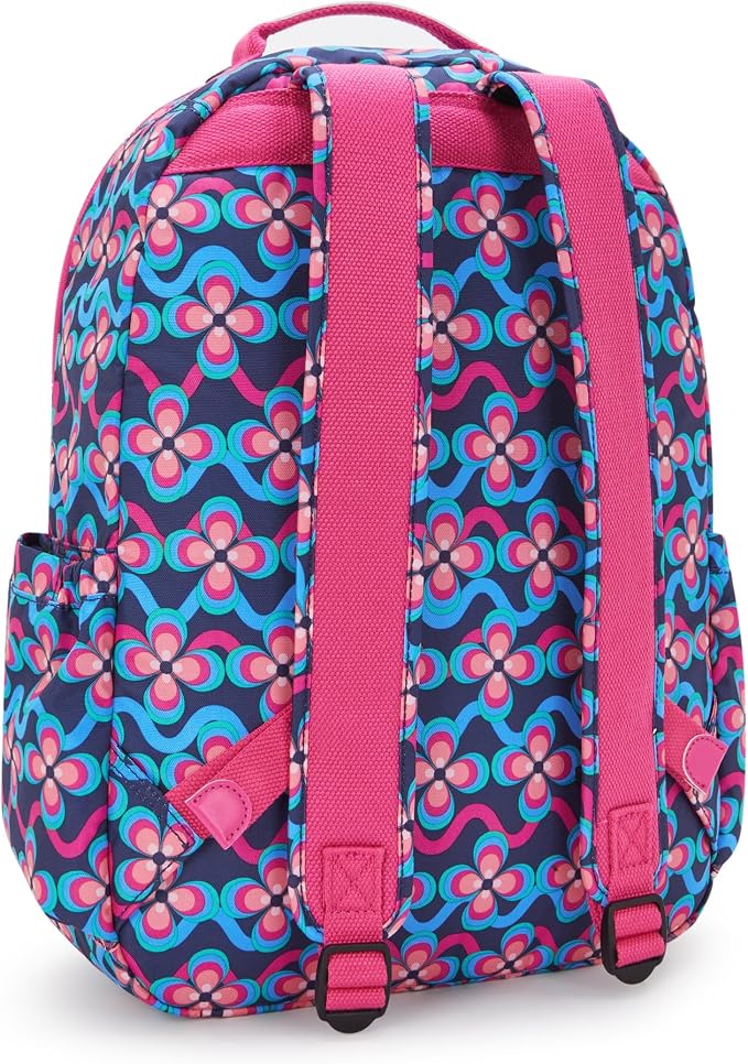 Kipling Women's Seoul 15" Laptop Backpack, Durable, Roomy with Padded Shoulder Straps, Built-In Protective Sleeve