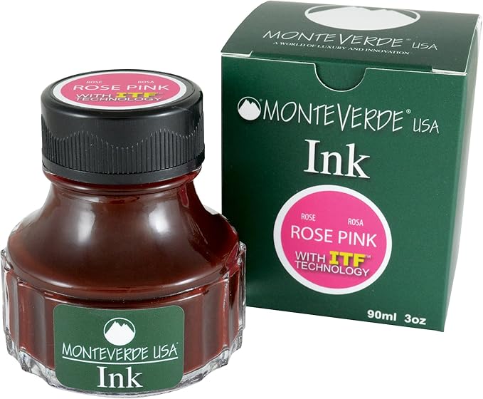 Monteverde USA Ink with ITF Technology, 90 ml Rose Pink (G308PK)