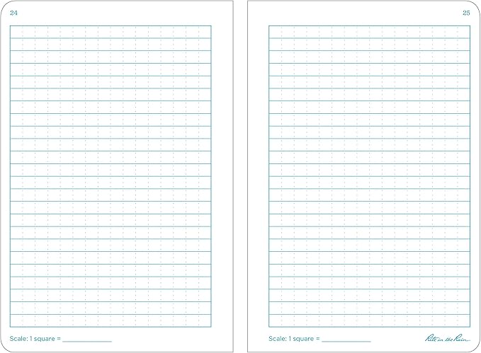 Rite in the Rain Weatherproof Stapled Notebook, 4.625" x 7", Yellow Cover, Universal Pattern, 3 Pack (No. 371FX)