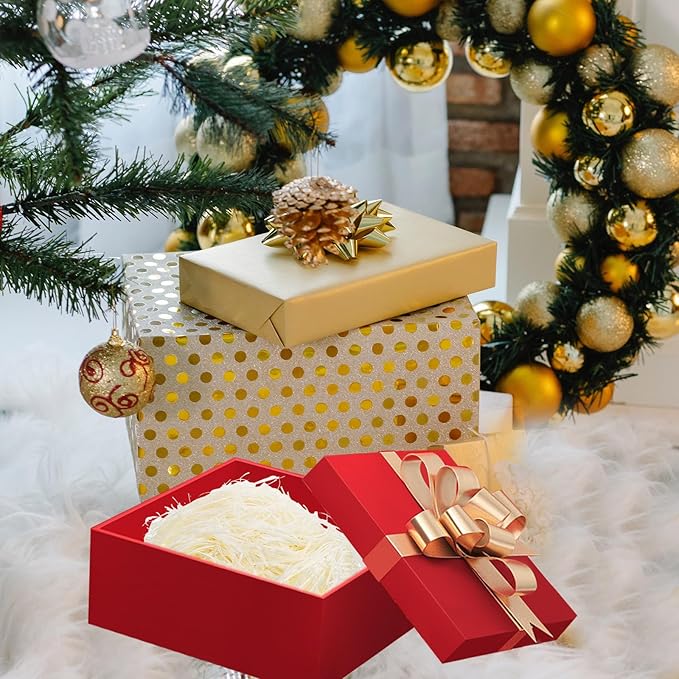 DOITOOL Shredded Paper Filler Crinkle Cut Packaging Box Filler 500g Beige Raffia Grass Decorative Filling for Boxes and Basket Stuffing
