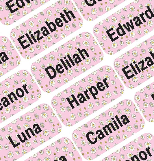 Personalized Name Labels for Kids – 60 Waterproof Peel-and-Stick Labels for Clothes, Lunch Boxes, Water Bottles, Laundry Bags – Durable, Dishwasher & Microwave Safe, Perfect for Camp, Daycare, School