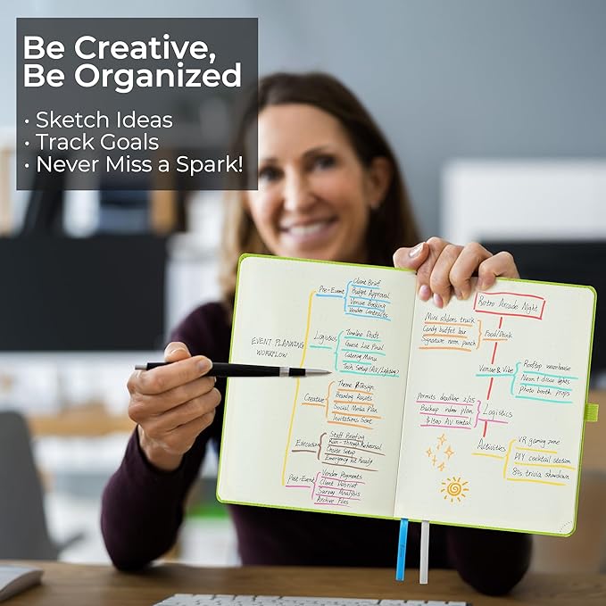 Weekly Monthly 2026-2027 Planner (July 26-Dec 27),8.5"x6.5",18 Months Agenda Plan with Month Tabs & Pocket,Expenses/Note Pages, Academic Calendar with Vegan Leather Cover,Wasabi Green