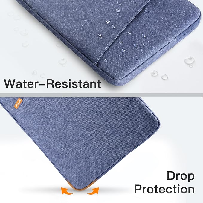 JETech Laptop Sleeve for MacBook Neo (A18 Pro), 14-InchMacBook Air/Pro, MacBook Pro M1-M5 2021-2026, Waterproof Bag Case with Pocket, Compatible with 14 Inch Notebook (Purple)