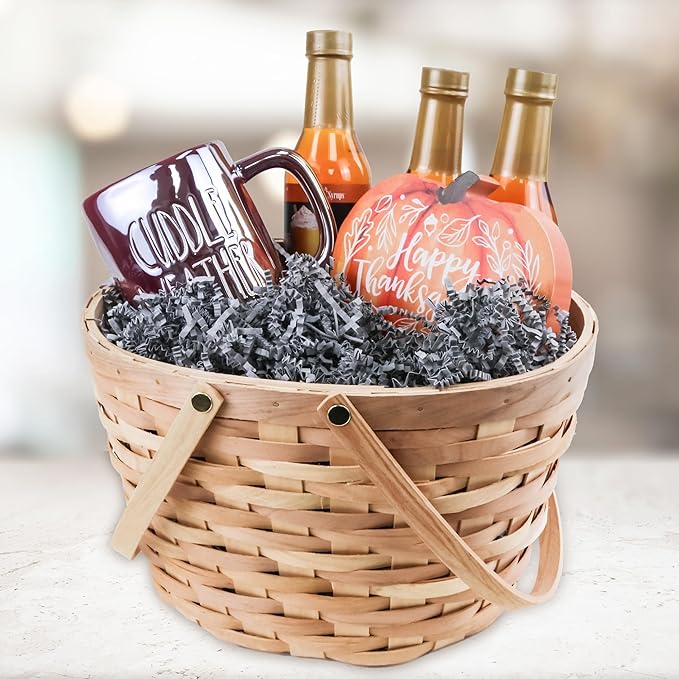 MagicWater Crinkle Cut Paper for Gift Baskets - 5LB - Slate Gray - Perfect for Shredded Paper Filler, Basket Filler, Gift Boxes, Bridesmaid Gifts, Christmas Stuffers & More – Ideal for All Occasions