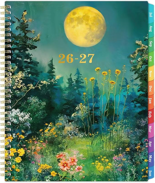 Planner 2026-2027 - 2026-2027 Planner Weekly and Monthly from Jul. 2026 - Jun. 2027, 9" x 11", 2026-2027 Weekly and Monthly with Monthly Tabs, Reference 2026-2027 Calendar