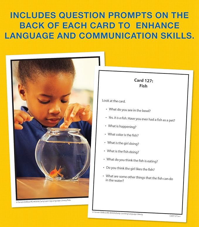 Key Education 160 Early Learning Toddler Flash Cards Ages 3+, Photographic Vocabulary for Toddlers, Speech Therapy for Preschool & Kindergarten Special Learners